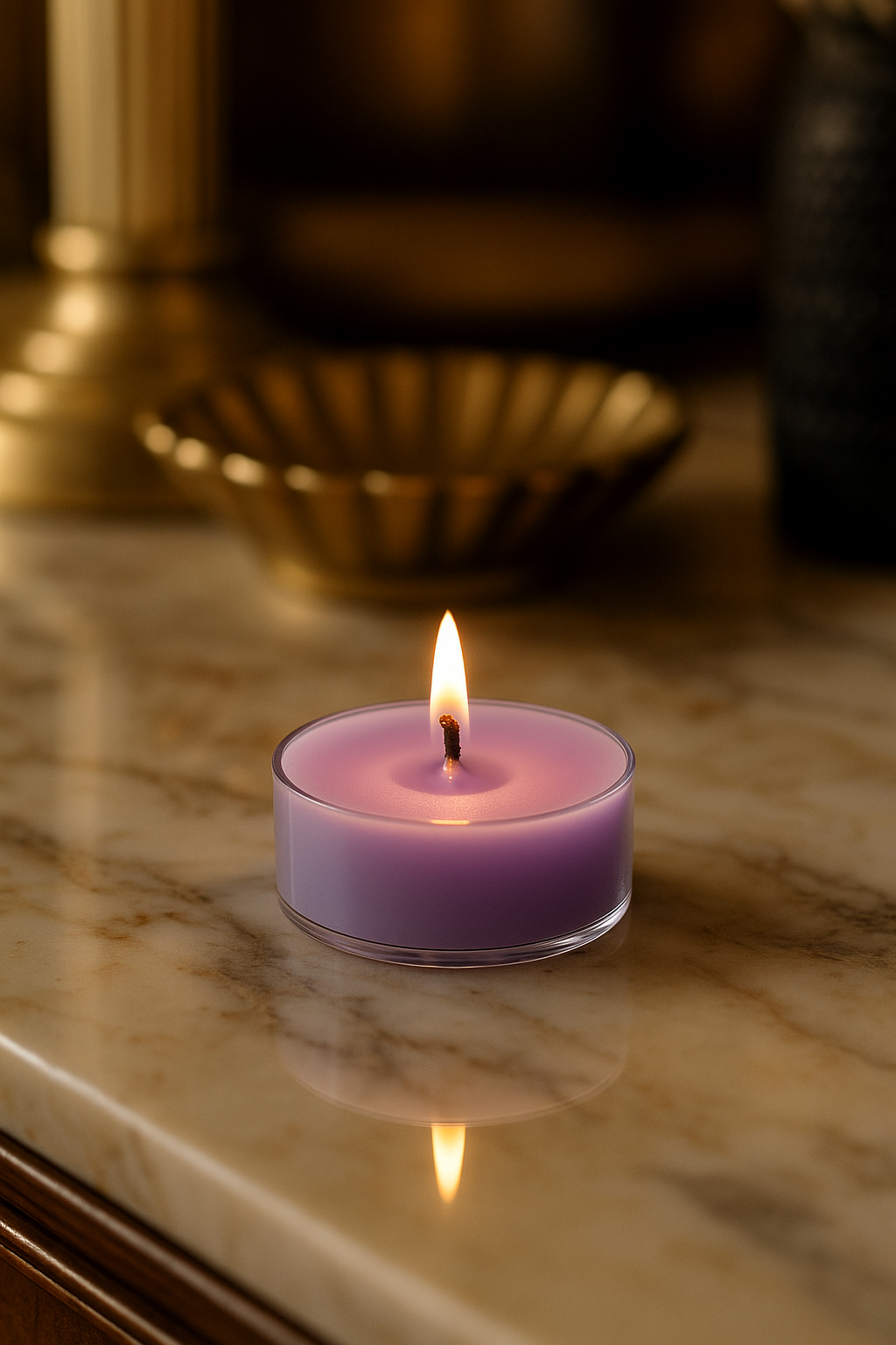 Lilac Tealight Cup