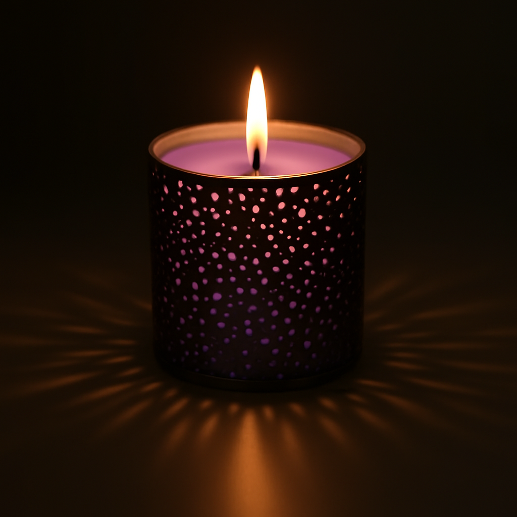 Copper Mercury Candle Jar