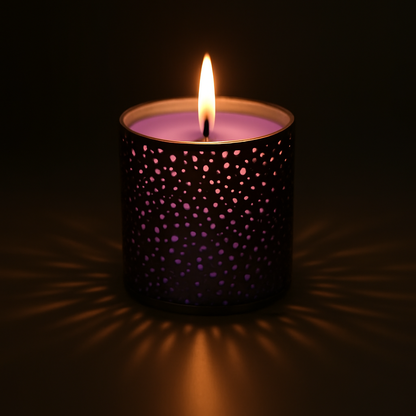 Copper Mercury Candle Jar